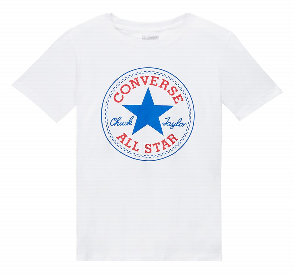 Camiseta Converse Chuck Patch Criança Branco 069735SVR